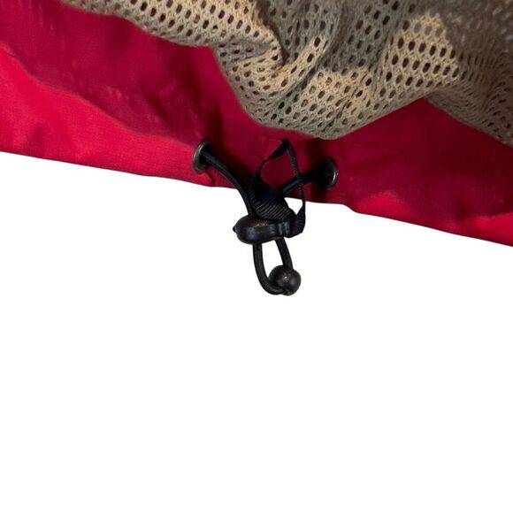 Aigle Men's Size L Red Windbreaker Jacket Full Zip Lined Hike Fish Sail *No Hood - Picture 10 of 16